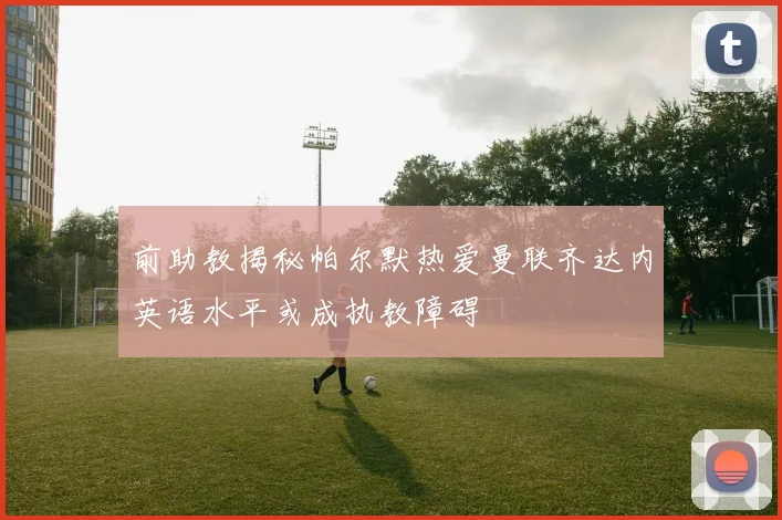 前助教揭秘帕尔默热爱曼联齐达内英语水平或成执教障碍